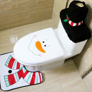 3PCS Christmas Toilet Seat & Cover