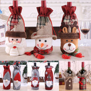 Wine Bottle Christmas Cover