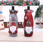 Wine Bottle Christmas Cover