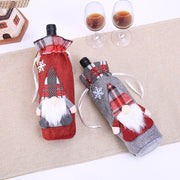 Wine Bottle Christmas Cover