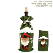 Christmas Elk Snowman Table Runner