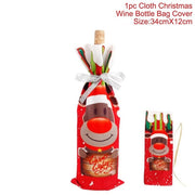 Christmas Elk Snowman Table Runner