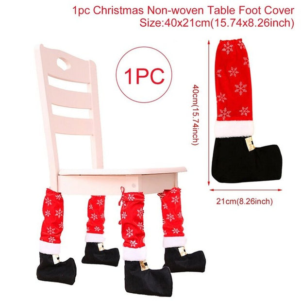 Christmas Elk Snowman Table Runner