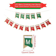 Christmas Elk Snowman Table Runner